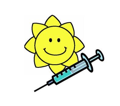 Sunshine and needle